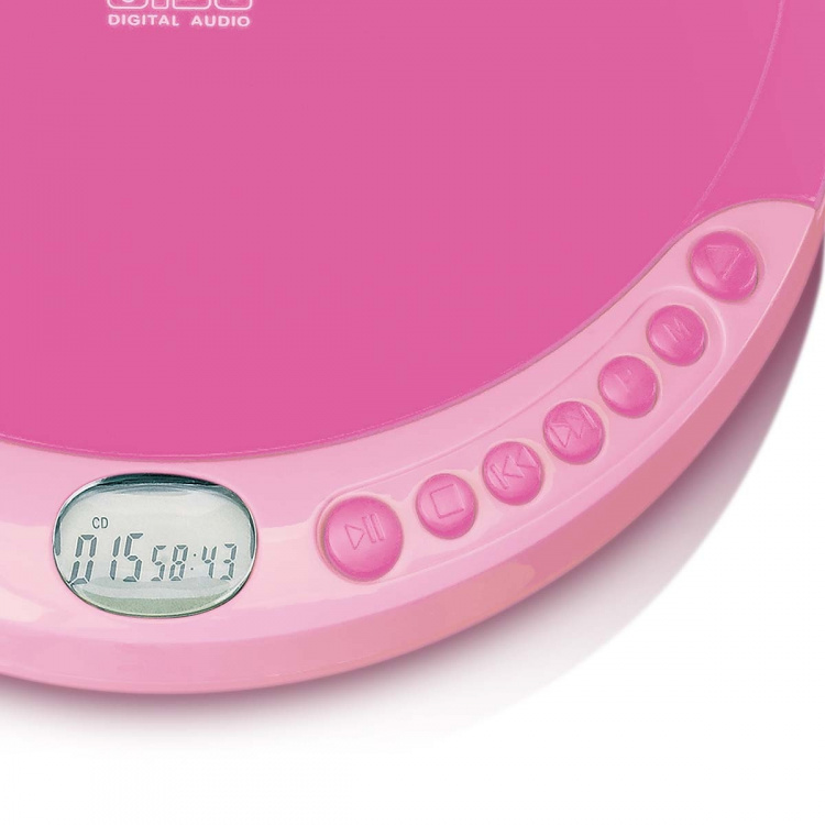 Lenco Portable CD player with charge function Pink