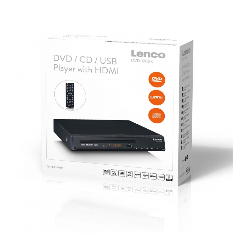 Lenco Compact DVD/CD player with USB playback