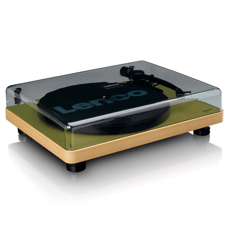 Lenco Wooden turntable with MMC Cartridge and PC Encoding Wood