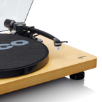 Lenco Wooden turntable with MMC Cartridge and PC Encoding Wood