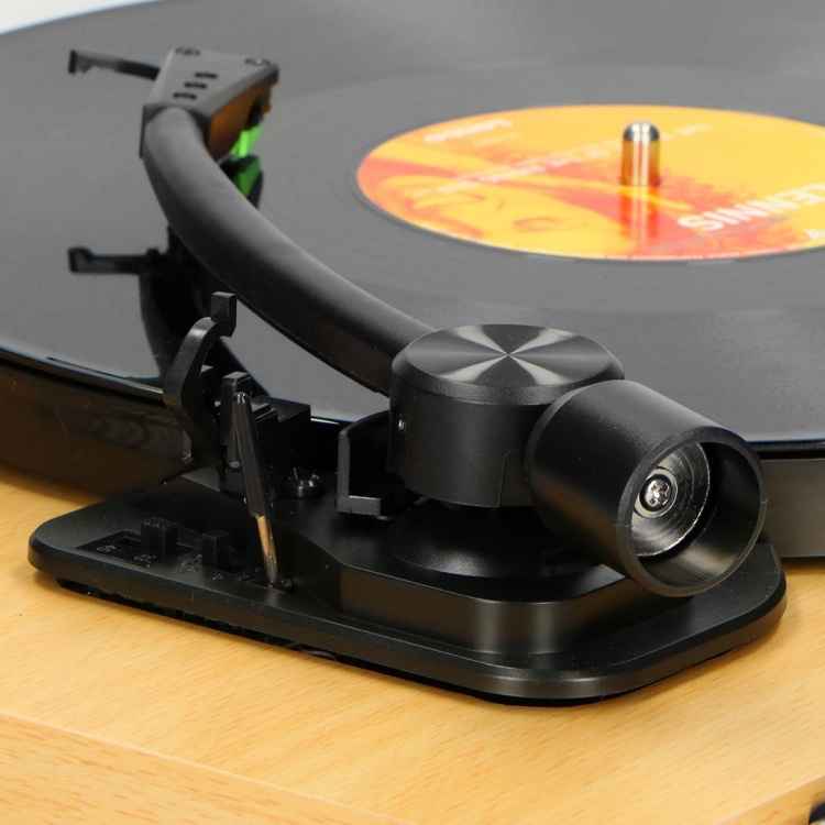 Lenco Wooden turntable with MMC Cartridge and PC Encoding Wood