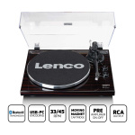 Lenco Record player with Bluetooth® transmission dark brown