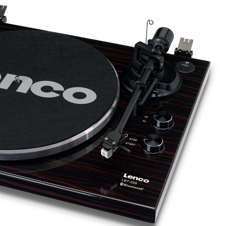 Lenco Record player with Bluetooth® transmission dark brown