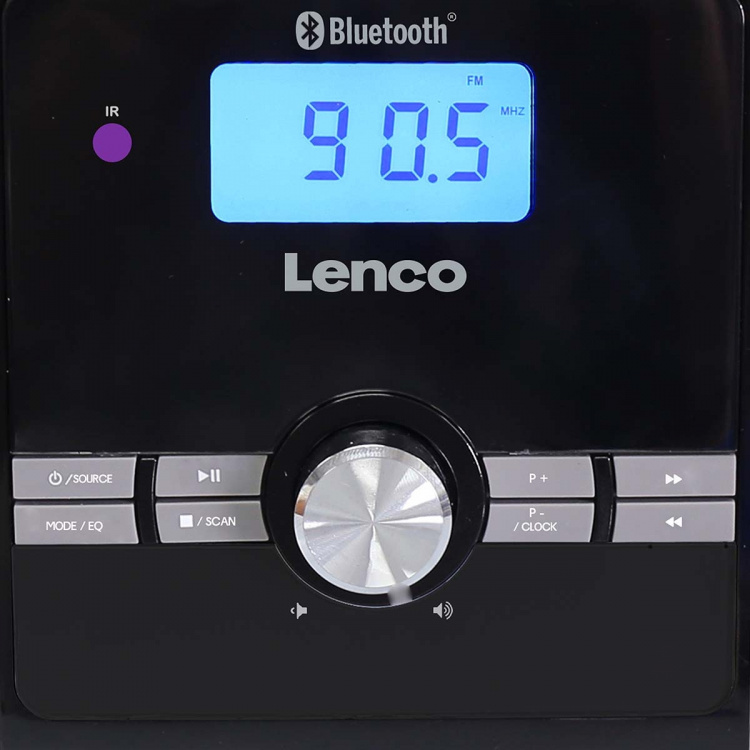 Lenco Micro set with CD/MP3 Bluetooth® USB Remote Control Black Lenco Micro set with CD/MP3 Bluetooth® USB Remote Control Black
