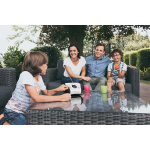 Lenco Portable stereo FM radio with CD player White