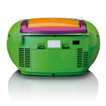 Lenco Portable radio with CD and cassette Kids Multi Colour