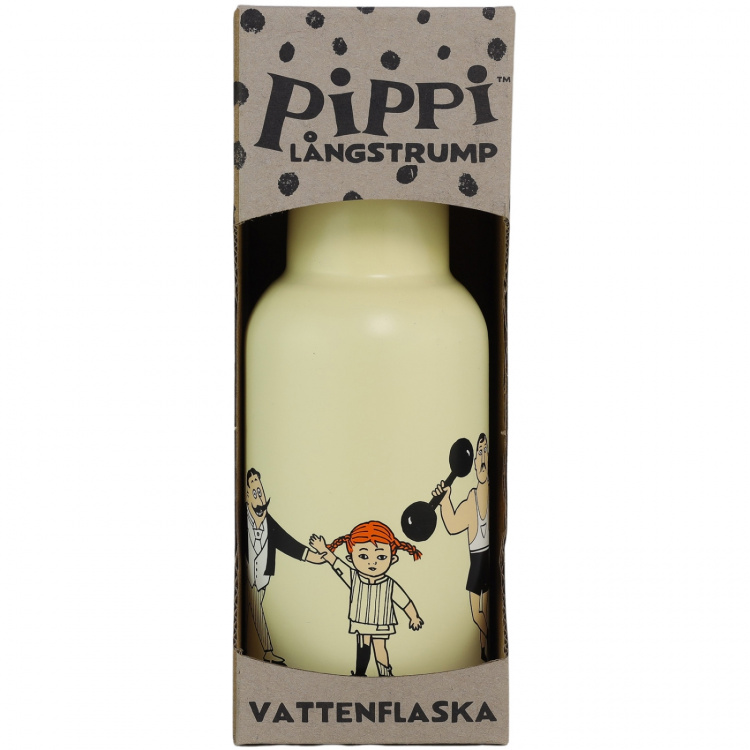 Rätt Start Pippi Cirkus, Vattenflaska, gul