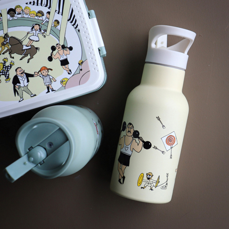 Rätt Start Pippi Cirkus, Vattenflaska, gul