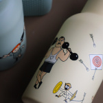 Rätt Start Pippi Cirkus, Vattenflaska, gul