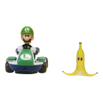 JAKKS Pacific Super Mario 2.5 Inch Spin Out Mario Kart Luigi