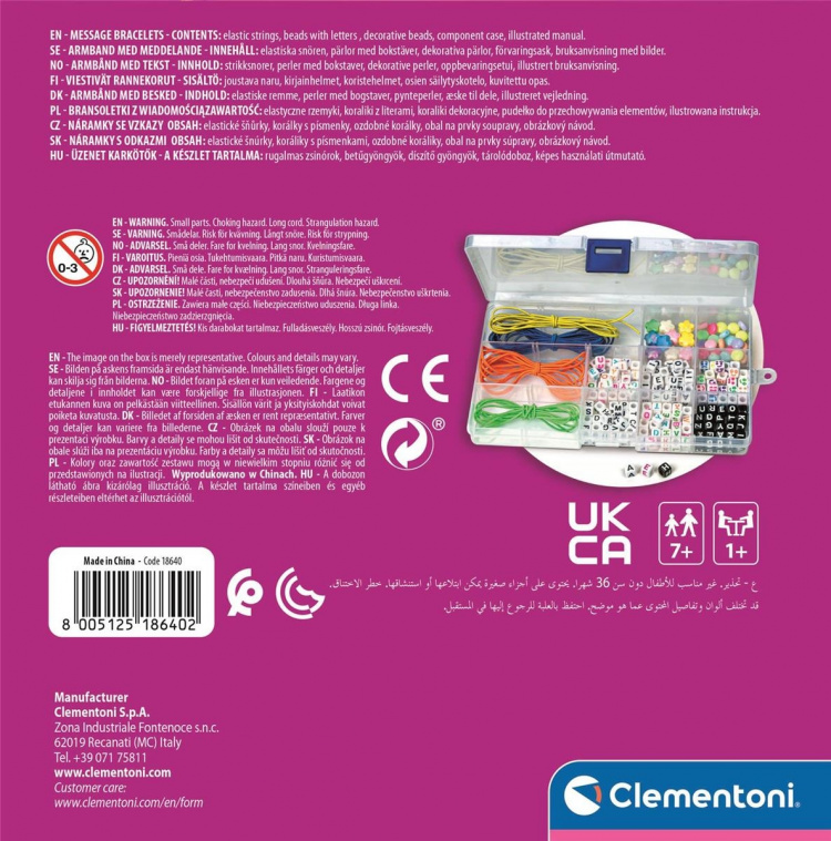 Clementoni Crazy Chic Message Bracelets