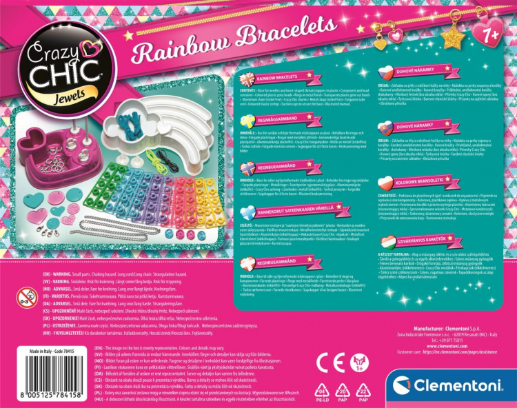 Clementoni Crazy Chic Rainbow Bracelets