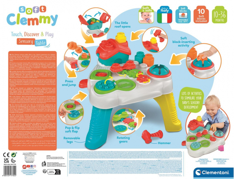 Clementoni Soft Clemmy Sensory Table