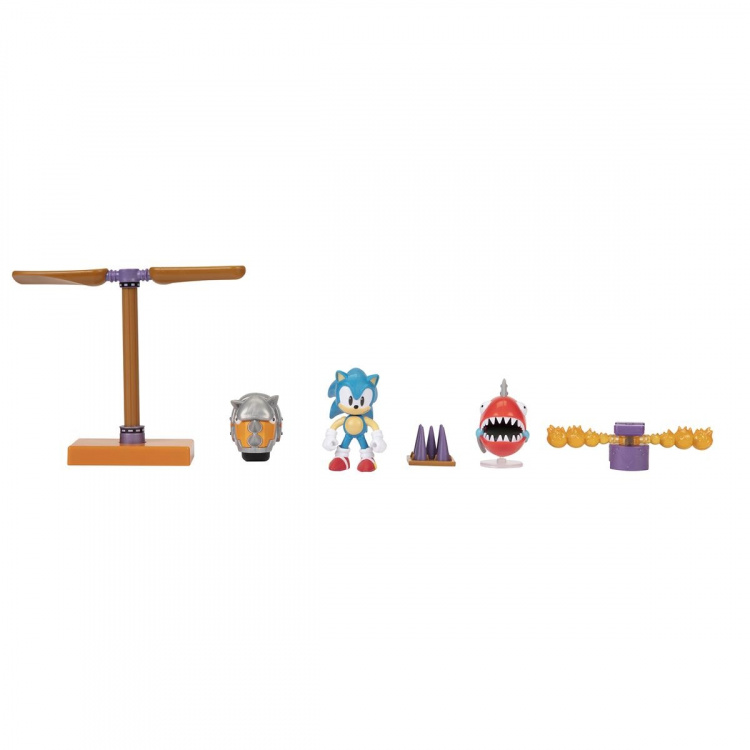 JAKKS Pacific Sonic the Hedgehog 2.5 Inch Diorama Set Classic