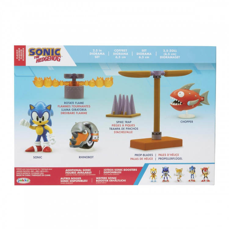 JAKKS Pacific Sonic the Hedgehog 2.5 Inch Diorama Set Classic