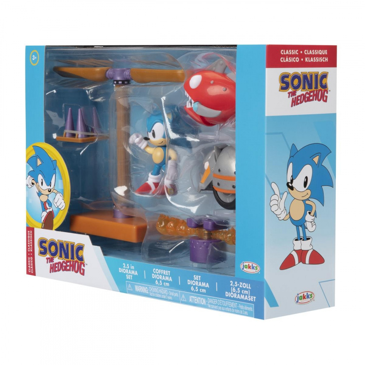 JAKKS Pacific Sonic the Hedgehog 2.5 Inch Diorama Set Classic
