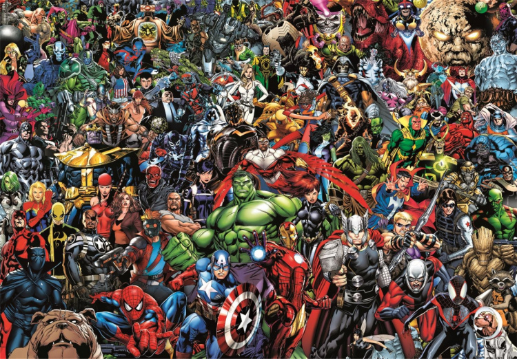 Clementoni 1000 pcs CB Impossible Puzzle Marvel Avengers