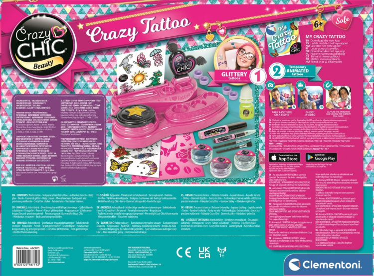 Clementoni Crazy Chic Crazy Tattoos