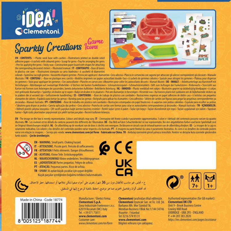 Clementoni Sparkly Creations Game Icons