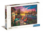 Clementoni 3000 pcs High Quality Collection Manhattan Balcony Sunset