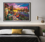 Clementoni 3000 pcs High Quality Collection Manhattan Balcony Sunset