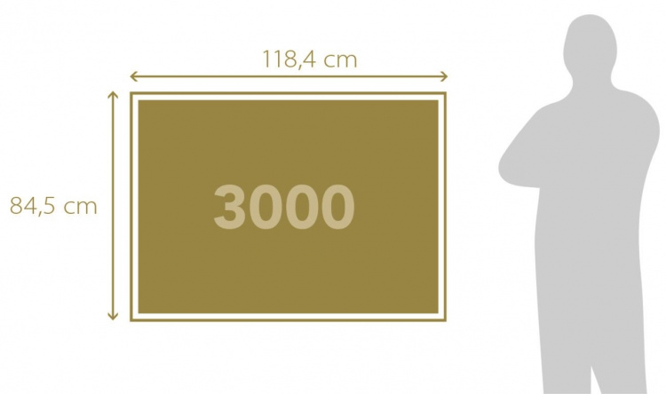 Clementoni 3000 pcs High Quality Collection Manhattan Balcony Sunset