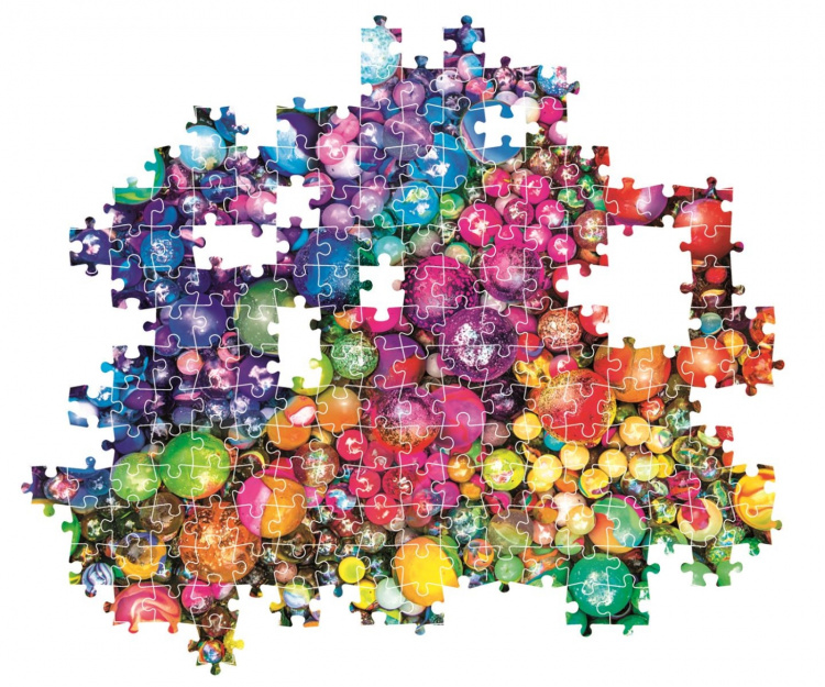 Clementoni 1000 pcs CB High Quality Collection Colorboom Marbles