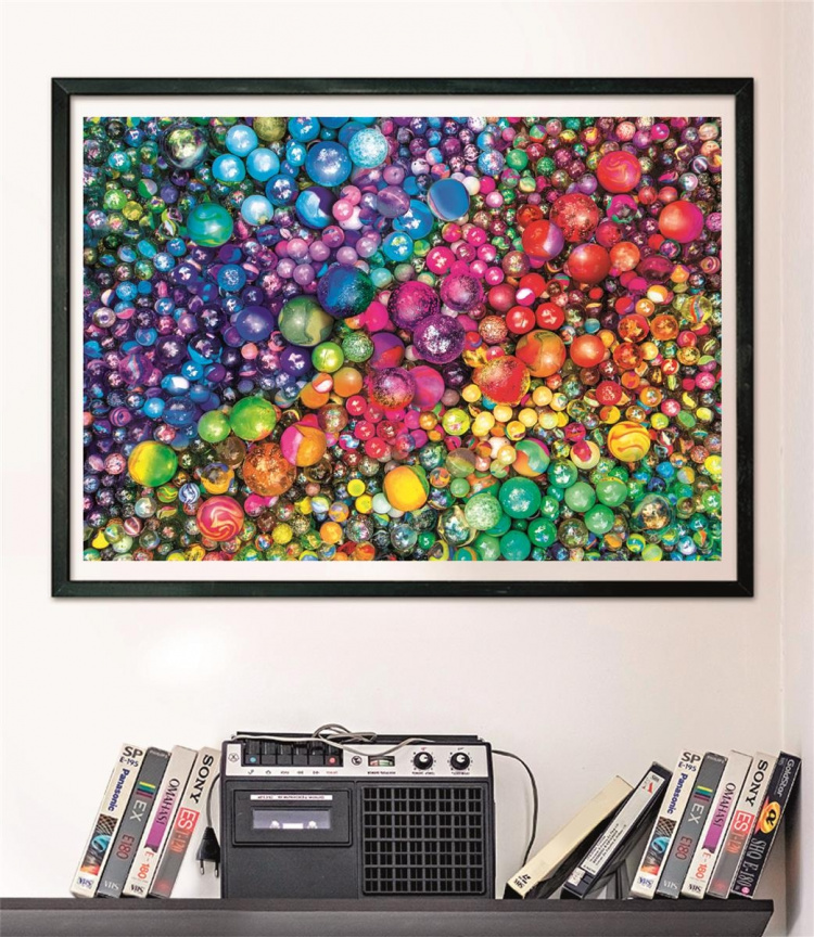 Clementoni 1000 pcs CB High Quality Collection Colorboom Marbles