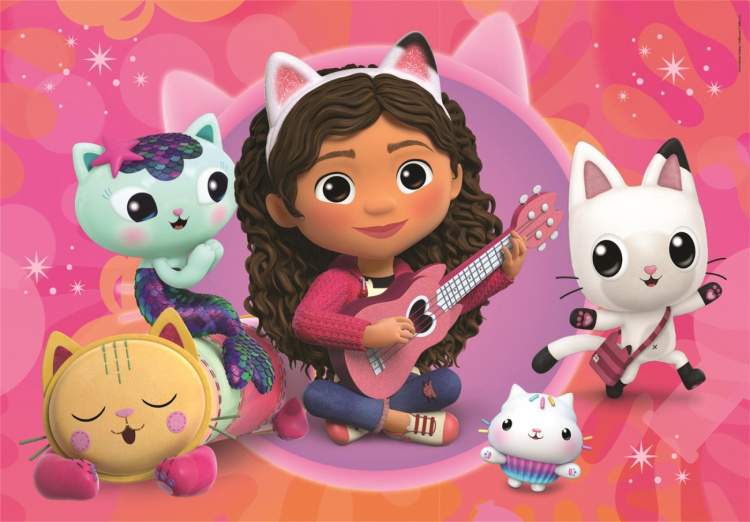 Clementoni 2x20 pcs Puzzles Kids Gabby\'s Dollhouse