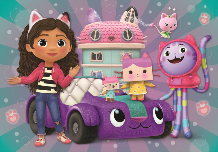 Clementoni 2x20 pcs Puzzles Kids Gabby\'s Dollhouse