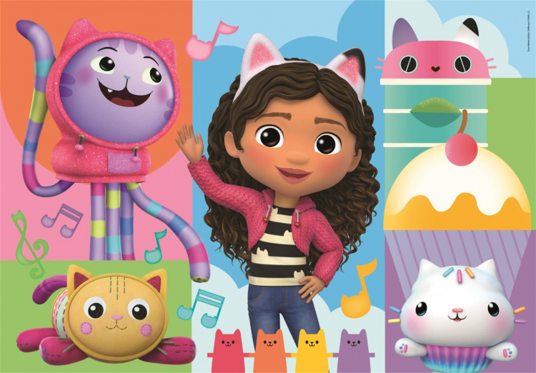 Clementoni 2x60 pcs Puzzles Kids Gabby\'s Dollhouse