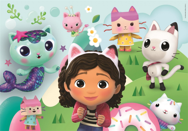 Clementoni 2x60 pcs Puzzles Kids Gabby\'s Dollhouse