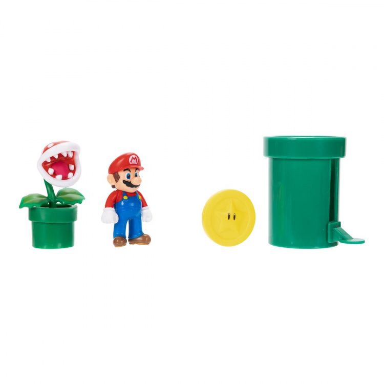 JAKKS Pacific Super Mario 2.5 Inch Diorama Set Soda Jungle