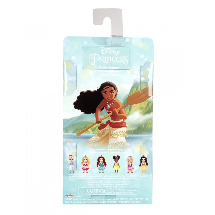 JAKKS Pacific Disney Princess 6 Inch Petite Doll with Comb Vaiana