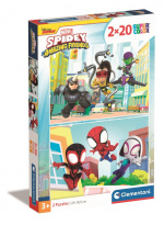 Clementoni 2x20 pcs Puzzles Spidey and his Amazing Friends