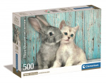 Clementoni 500 pcs CB High Quality Collection Cat & Bunny
