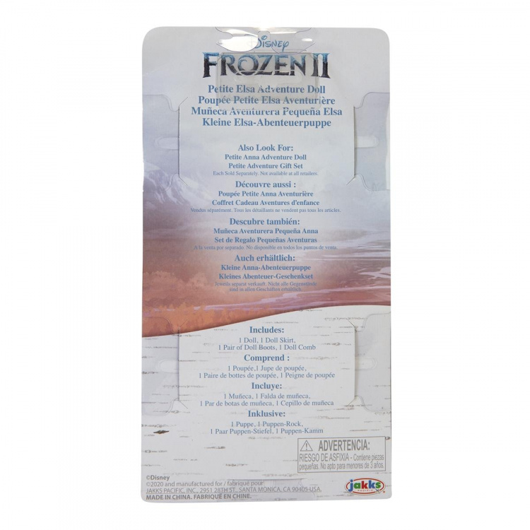 JAKKS Pacific Disney Frozen 6 Inch Petite Doll with Comb Adventure Elsa