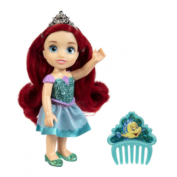JAKKS Pacific Disney Princess 6 Inch Petite Doll with Comb Ariel
