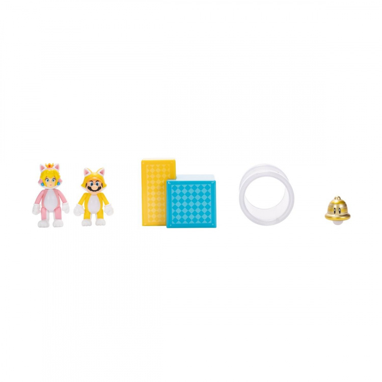 JAKKS Pacific Super Mario 2.5 Inch Diorama Set 3D World