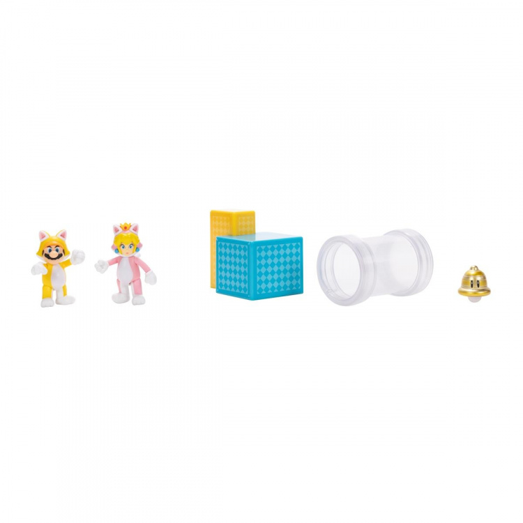 JAKKS Pacific Super Mario 2.5 Inch Diorama Set 3D World