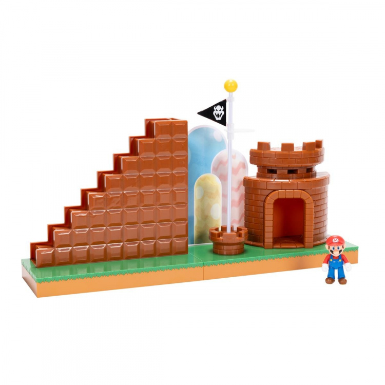 JAKKS Pacific Super Mario 2.5 Inch Playset Level End
