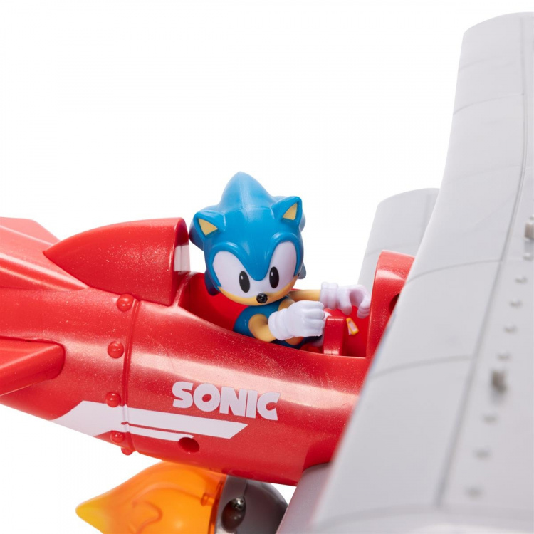 JAKKS Pacific Sonic the Hedgehog 2.5 Inch Playset Tornado Biplane