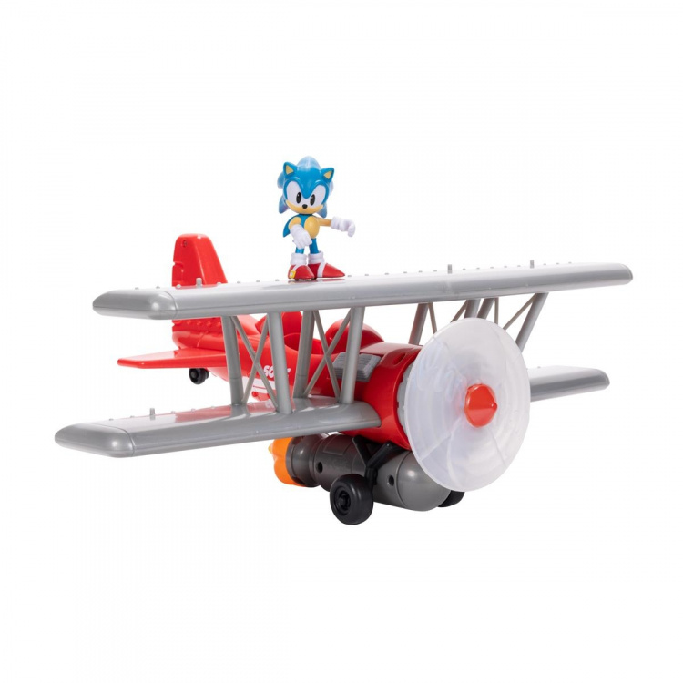 JAKKS Pacific Sonic the Hedgehog 2.5 Inch Playset Tornado Biplane