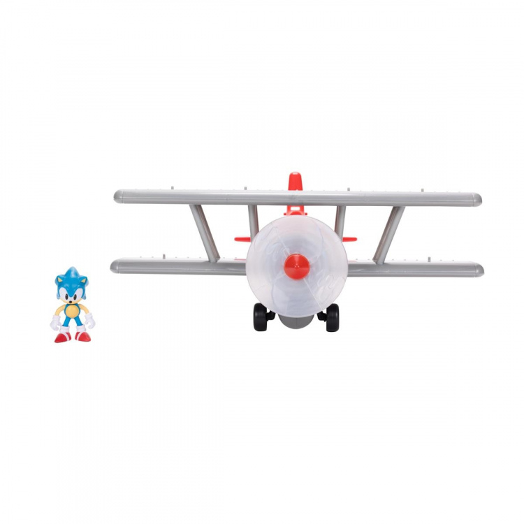 JAKKS Pacific Sonic the Hedgehog 2.5 Inch Playset Tornado Biplane