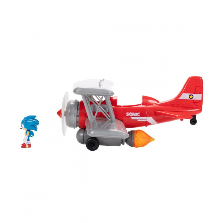JAKKS Pacific Sonic the Hedgehog 2.5 Inch Playset Tornado Biplane