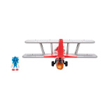 JAKKS Pacific Sonic the Hedgehog 2.5 Inch Playset Tornado Biplane