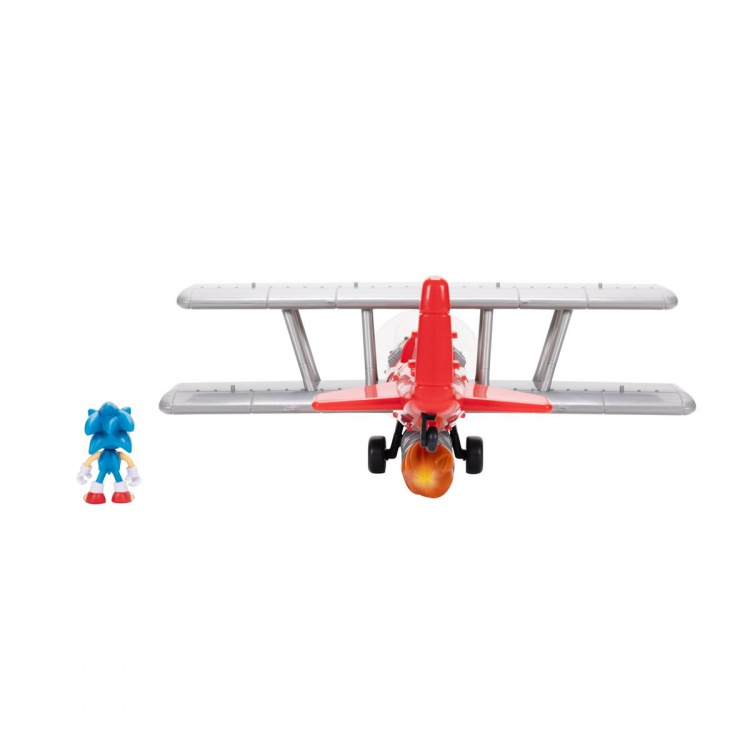 JAKKS Pacific Sonic the Hedgehog 2.5 Inch Playset Tornado Biplane