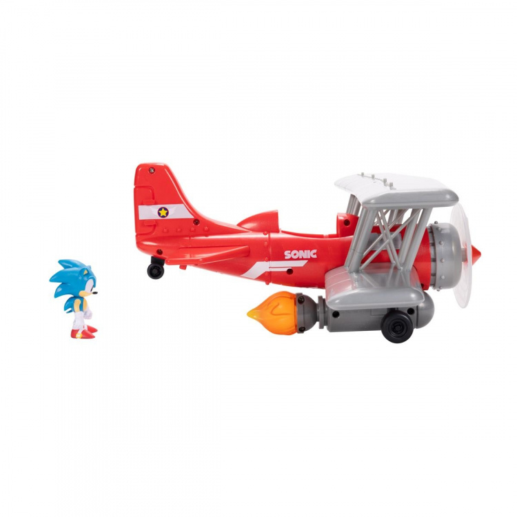 JAKKS Pacific Sonic the Hedgehog 2.5 Inch Playset Tornado Biplane