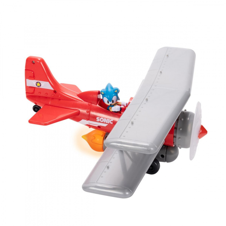 JAKKS Pacific Sonic the Hedgehog 2.5 Inch Playset Tornado Biplane