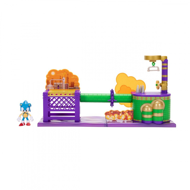 JAKKS Pacific Sonic the Hedgehog 2.5 Inch Playset Oil Ocean